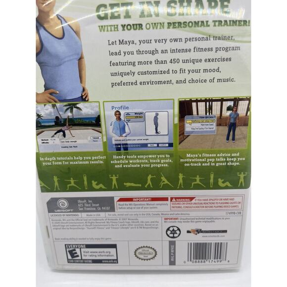 My Fitness Coach (Nintendo Wii, 2008) Complete - TESTED - Picture 4 of 7